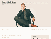 Tablet Screenshot of pastormarkclark.com